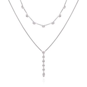 Crystal Layered Necklace