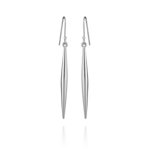 Linear Spear Drop Earrings